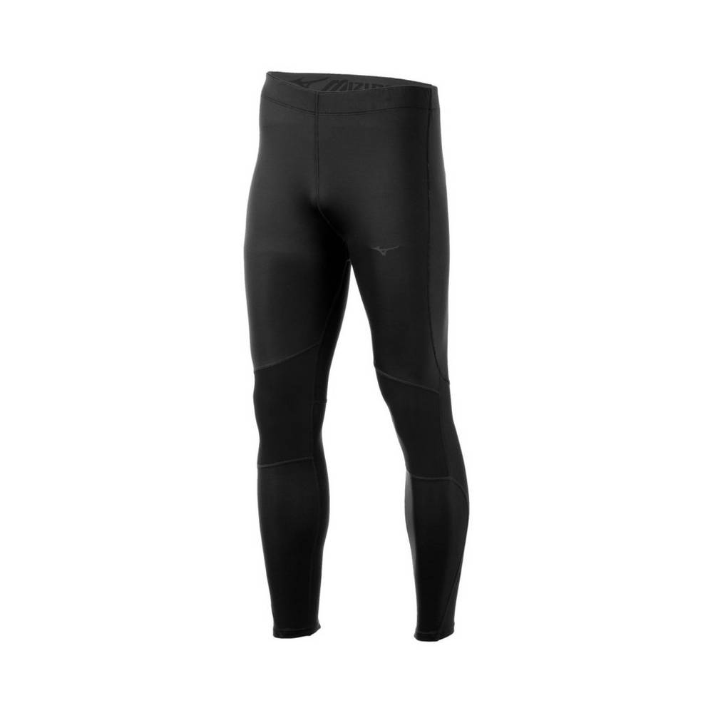 Panske Legíny Mizuno Breath Thermo® Čierne Vypredaj YIKC01784
